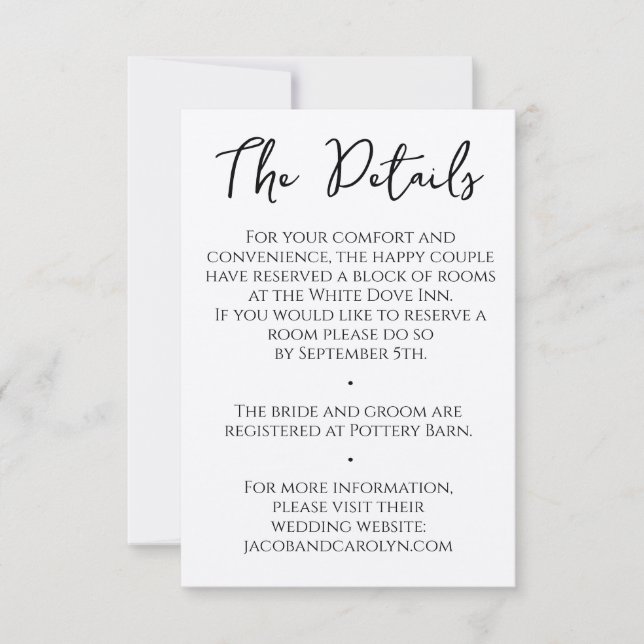 Convites Simples e Limpos Detalhes Rústicos Boho Escritos à (Frente)