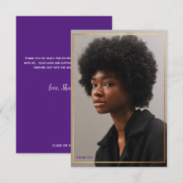 Convites Simples E Moderno Graduação De Fronteira Dourada O