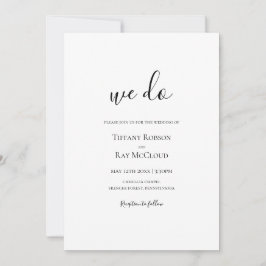 Convites Simples Elegante Fazemos Casamento