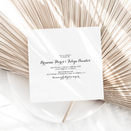 Convites Simples Espanhol Boda