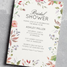 Simples, Eterno Chá de panela de Casamento de Flor