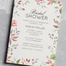 Simples, Eterno Chá de panela de Casamento de Flor