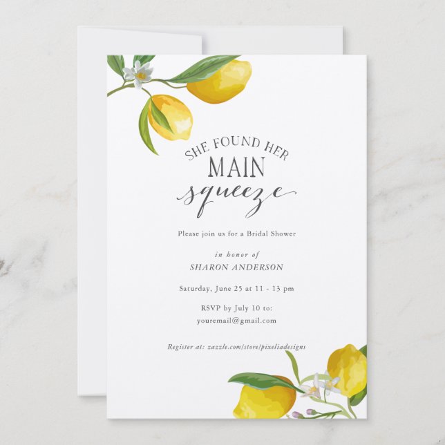 Convites Simples fazenda rústica, ela encontrou seu princip (Frente)