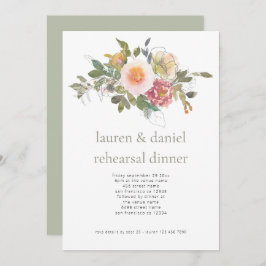 Convites Simples Janto de ensaio de casamentos verdes em sá