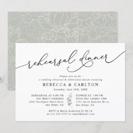 Convites Simples Janto de ensaio preto e branco