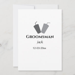 Convites SIMPLES MINIMAL adicione seu nome padrinho persona