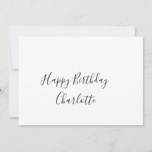 Convites SIMPLES MINIMAL.CUTIE ADICIONE NOME BEBÊ aniversár