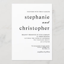 Simples Minimalista Escrita Negra