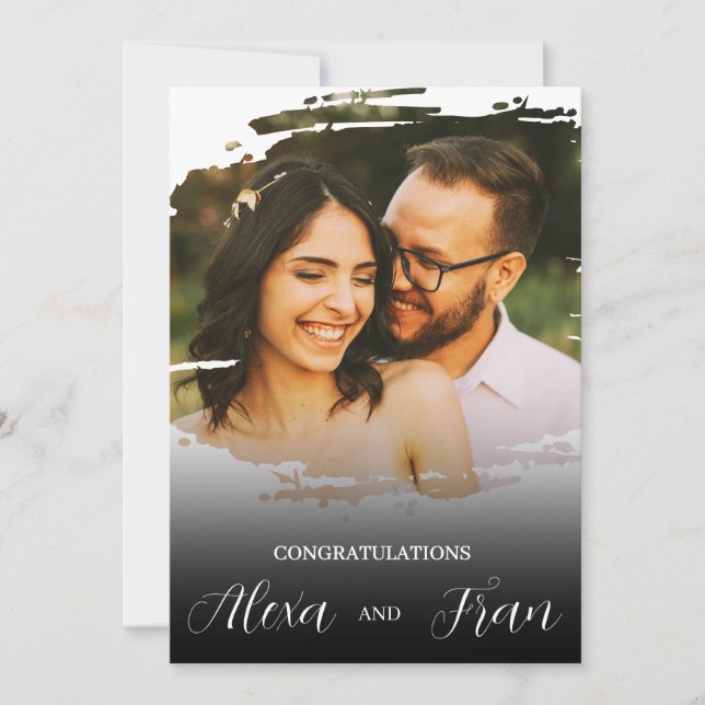 Convites Simples minimalista moderno (Frente)