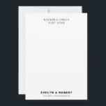 Convites Simples Minimalista Nada Rico Apenas Adorando Casa<br><div class="desc">Este solene minimalista,  nada de rico de amar convite para casamento é perfeito para um casamento rústico. O design apresenta uma bela fonte para complementar o seu evento.</div>