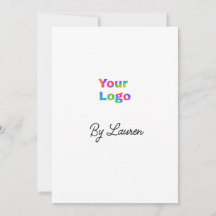 CONVITES SIMPLES MÍNIMO ADICIONE SEU LOGO TEXTO PERSONALIZA