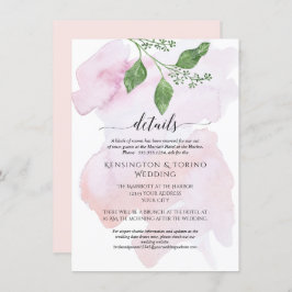 Convites Simples Moderno Detalhes Casamento de Folhagem Euc