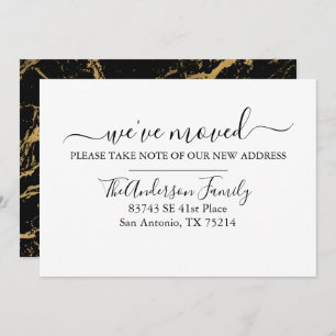 Convites Simples moderno, movemos o lançamento em movimento