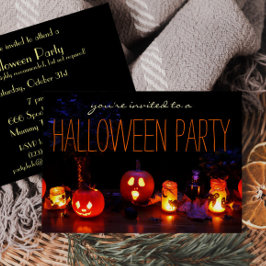Convites Simples para Adultos de Festa de Hallowee
