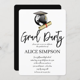 Convites simples para Festa de formatura