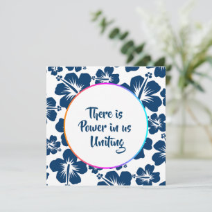 Convites Simples Projeto de Celebração Floral da Herança AA