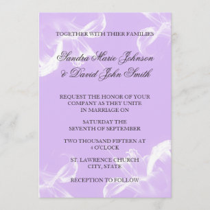 Convites Simples Tiger Lily Floral Invitation