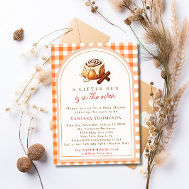 Convites Simples Toque No Chá de fraldas De Rolamento De Ci