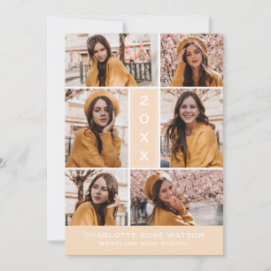 CONVITES SIMPLESMENTE O CHIC PHOTO COLLAGE GRADUATION INVIT