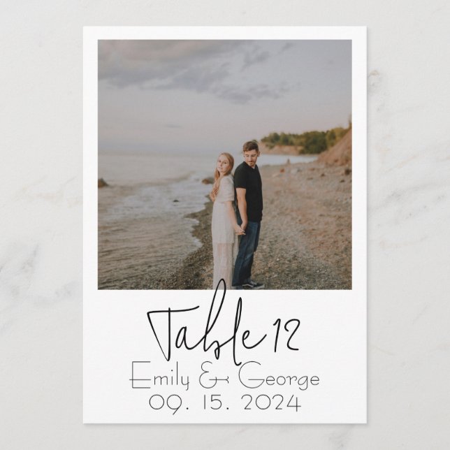 Convites Simplesmente Quintar Números de Tabela (Frente)