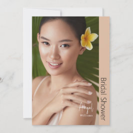 Convites Simplesmente Seu Chá de panela De Foto Moderno Da 