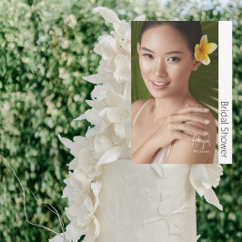 Convites Simplesmente Seu Chá de panela Fotográfico Moderno