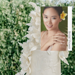 Convites Simplesmente Seu Chá de panela Fotográfico Moderno