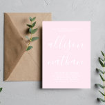 Convites Simplicidade Verdadeira 1 Casamento Minimalista Ro<br><div class="desc">Este simples e maravilhoso convite de casamento é perfeito para o minimalista de todos nós! Por favor,  entre em contato comigo se você quiser ajuda para personalizar a parte de texto deste convite para casamento.</div>