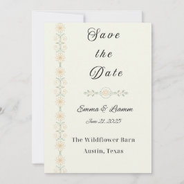 Convites Simplicity Heart Save the Date
