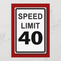 Sinal customizável do limite de velocidade do