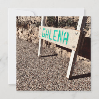 Convites sinal da calçada de galena