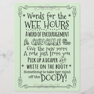 Convites Sinal da placa de atividade da Fralda Chá de fral