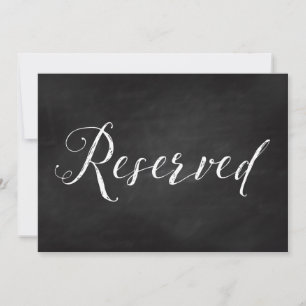 Convites Sinal de Assento / Mesa Reservada para Casamento 5