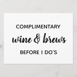 Convites Sinal de BAR ABERTO