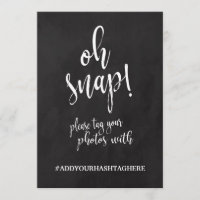 Sinal de Barato de Hashtag Casado