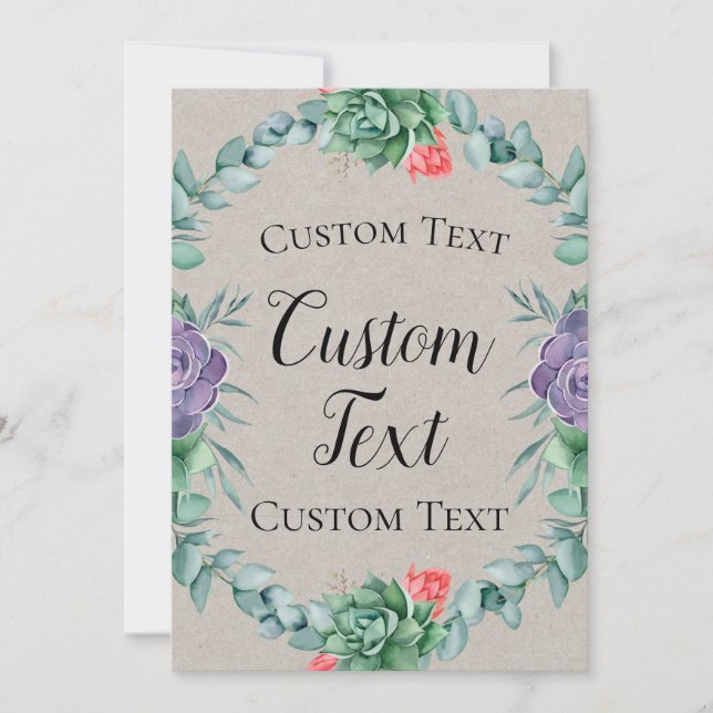 Convites Sinal de boas-vindas 5 x 7" (Frente)