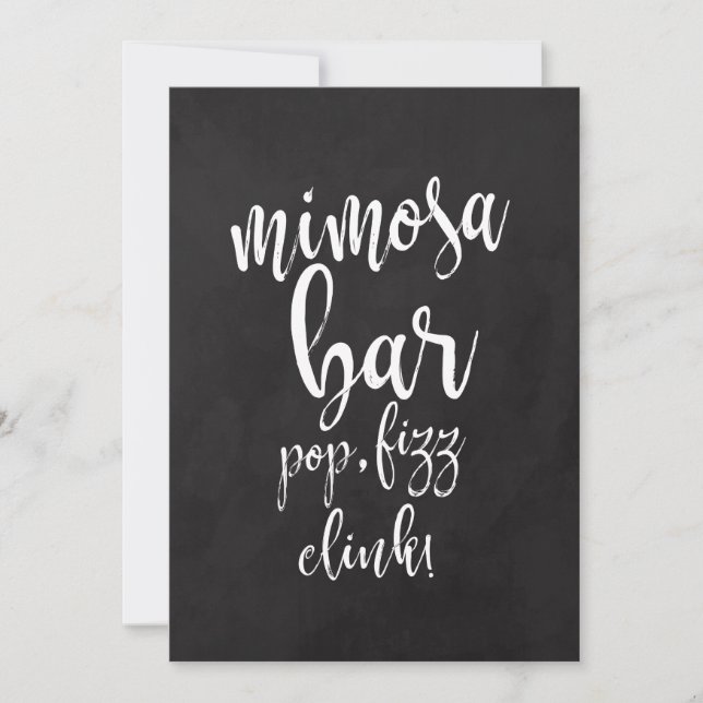 Convites Sinal de casamento acessível para quadro de giz do (Frente)