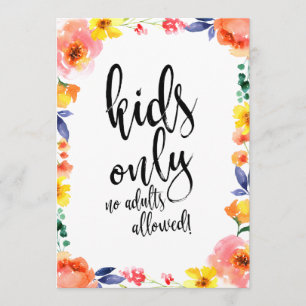 Convites Sinal de casamento boho floral acessível para mesa