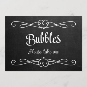Convites Sinal de Casamento "Bolas" em Quadro Negro