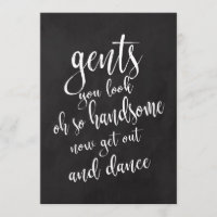 Sinal de Casamento de Loja de Chalkboard Acessível