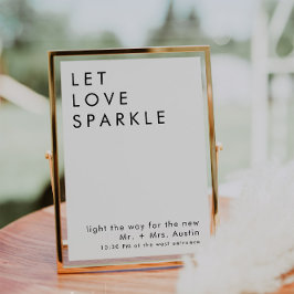 Convites sinal de casamento minimalista moderno