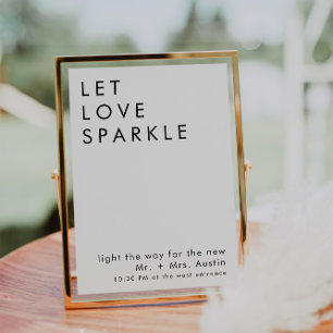 Convites sinal de casamento minimalista moderno