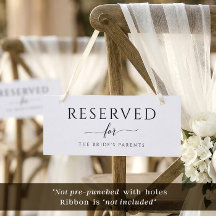 Sinal de Casamento Reservado Romântico Caligrafia