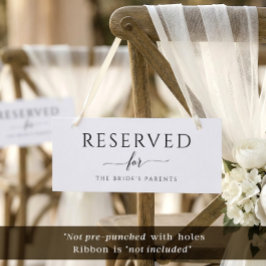Convites Sinal de Casamento Reservado Romântico Caligrafia