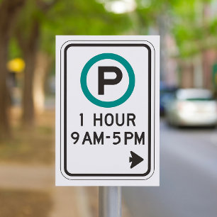 Convites Sinal de Estacionamento de Uma Hora