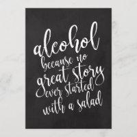 Sinal de Giz de Barra de Álcool para Casamento Ace