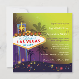 Convites Sinal de Las Vegas Casamento de Destino