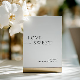 Convites Sinal de Mesa de deserto preto e branco minimalist