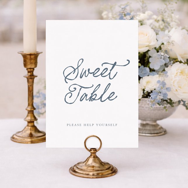 Convites Sinal de Mesa de Doces para Casamento (Criador carregado)