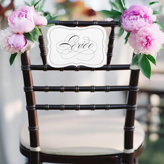 Convites Sinal de Noiva para Casamento Elegante com Borda P (Criador carregado)